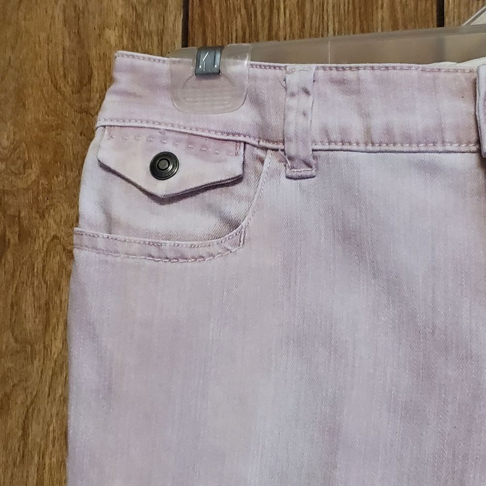 Chico's Pink Platinum Denim Ultimate Fit Jeans Size 4 - Picture 4 of 5